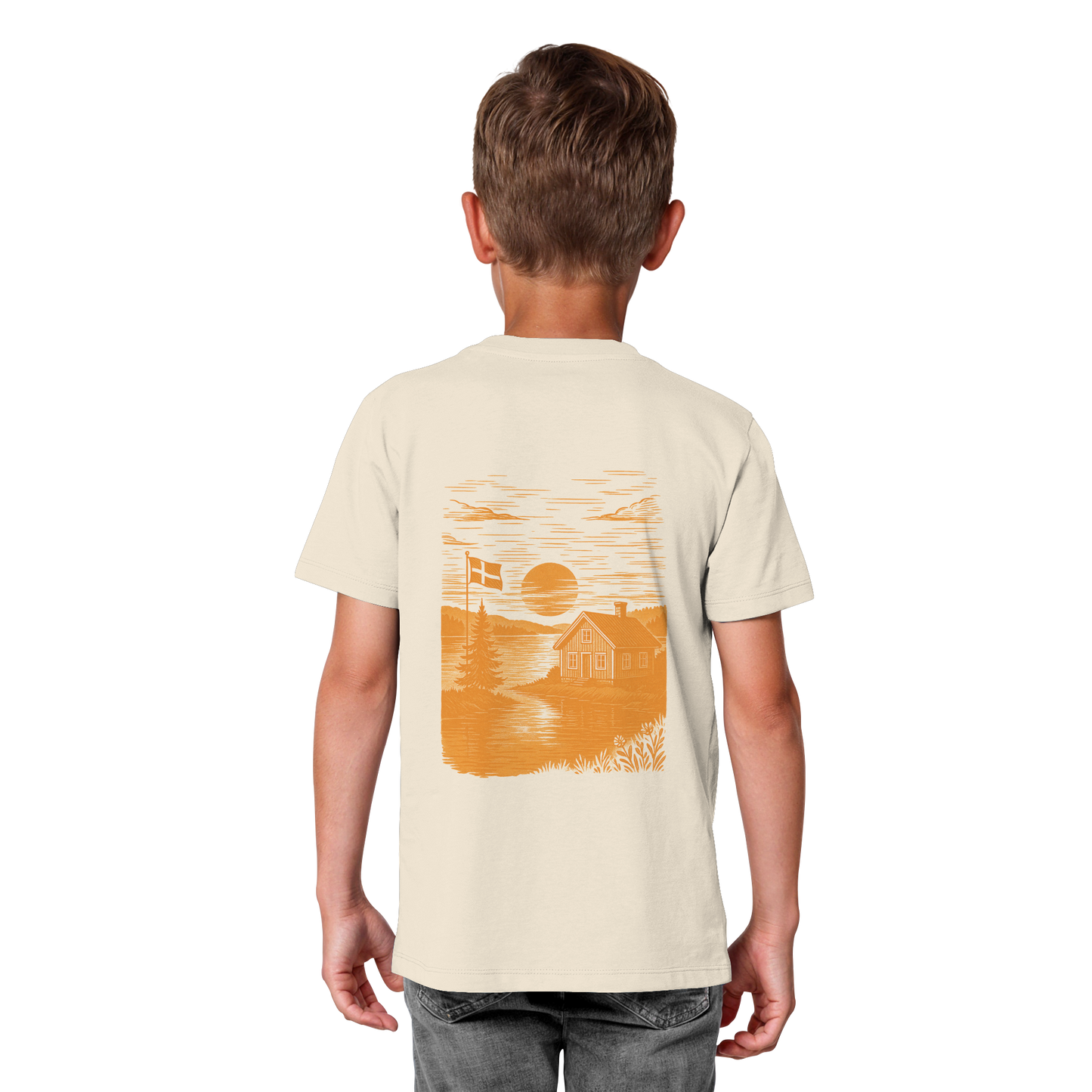 midsommar Kids-Shirt - orange