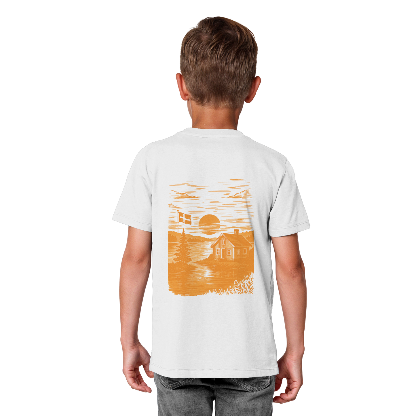 midsommar Kids-Shirt - orange