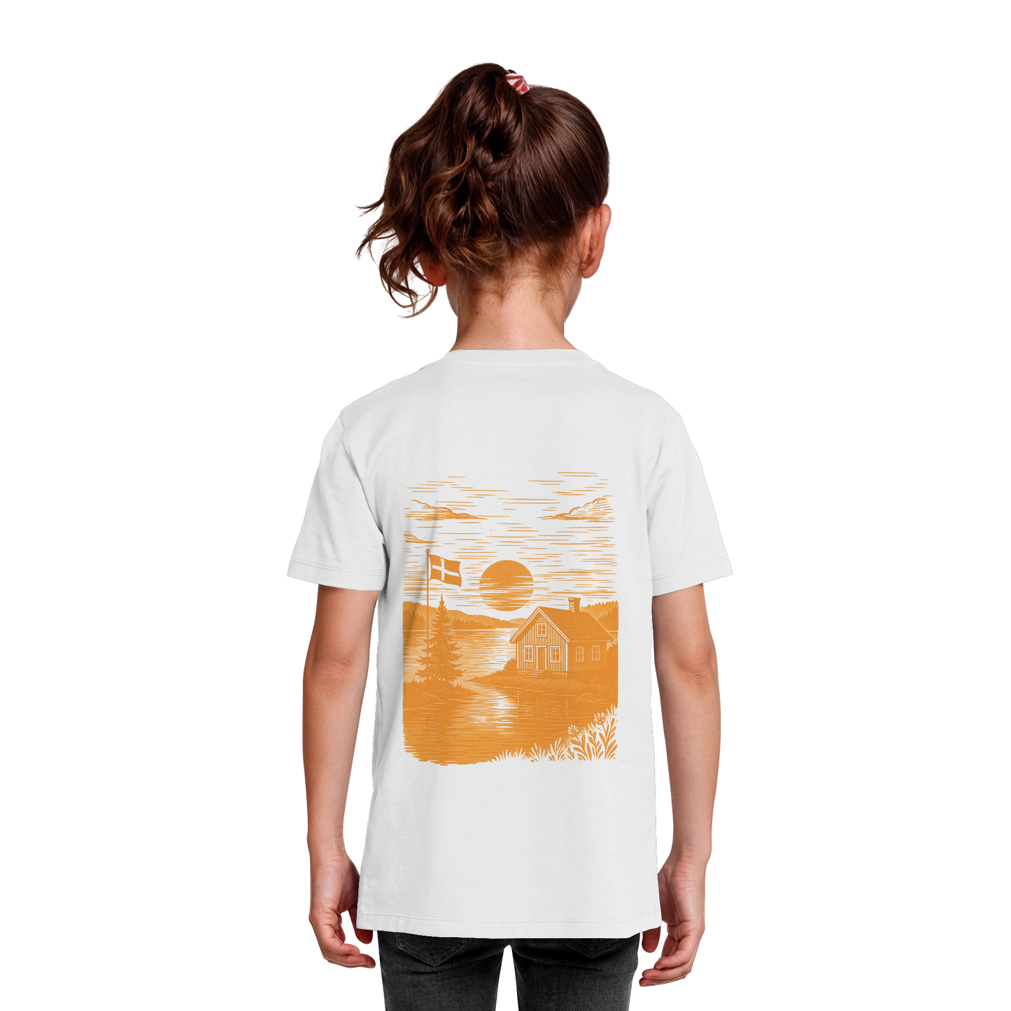 midsommar Kids-Shirt - orange