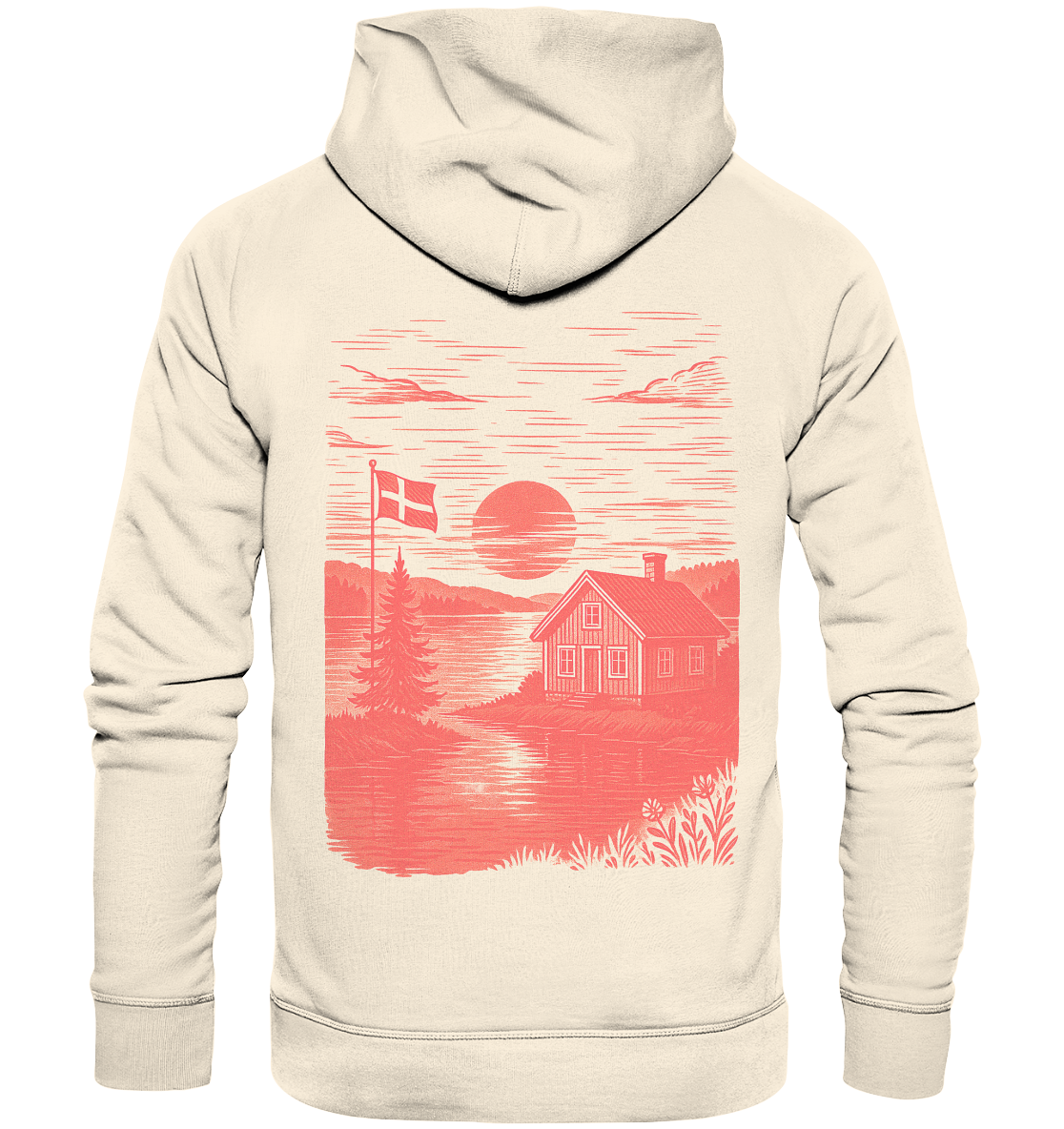 midsommar Hoodie - red