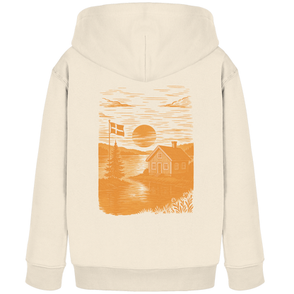 midsommar Kids-Hoodie - orange