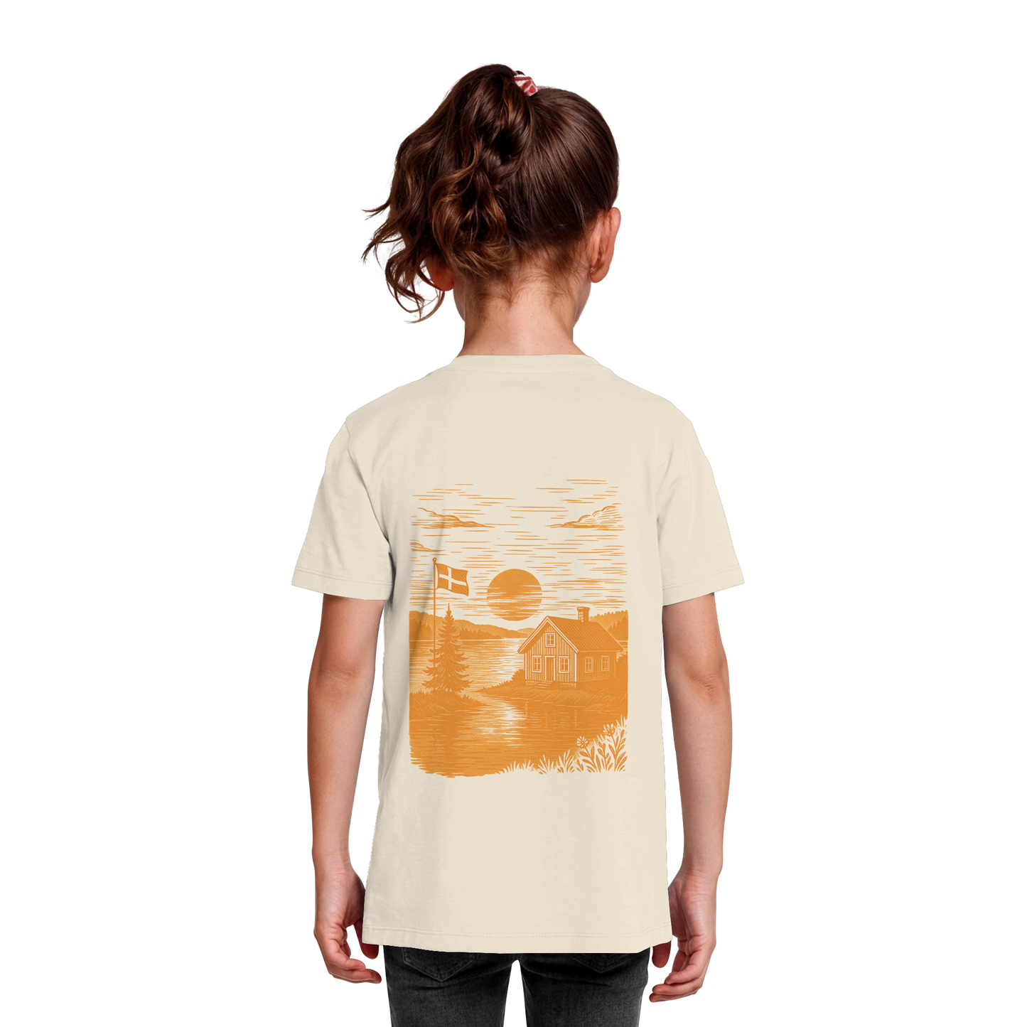 midsommar Kids-Shirt - orange