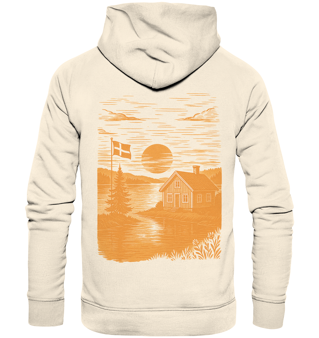midsommar Hoodie - orange
